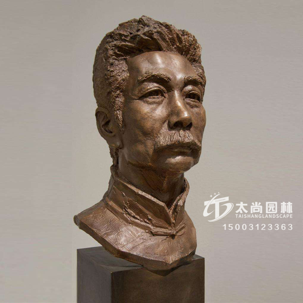 鲁迅雕塑，，，校园雕塑